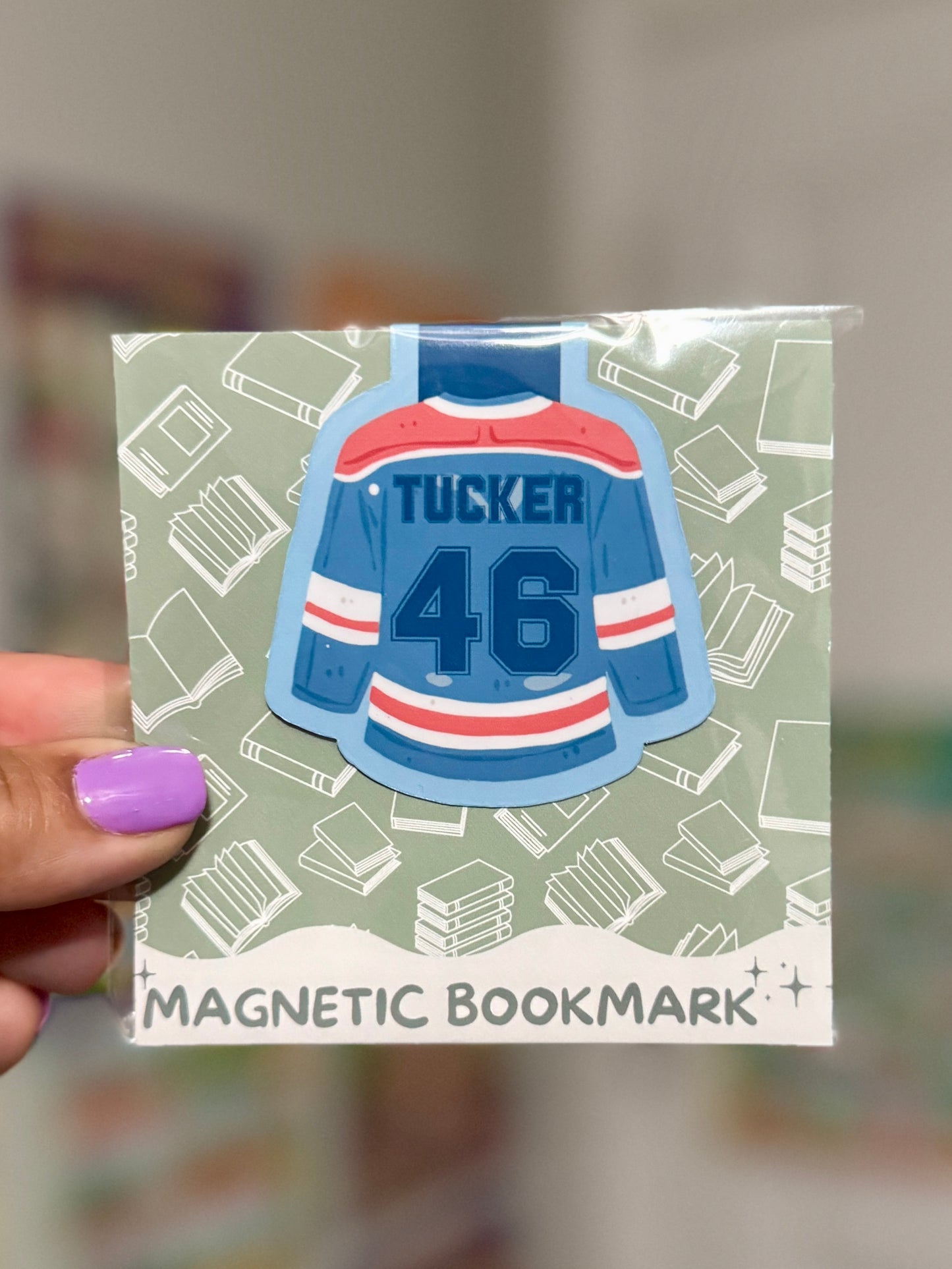 Tucker Jersey Magnetic Bookmark