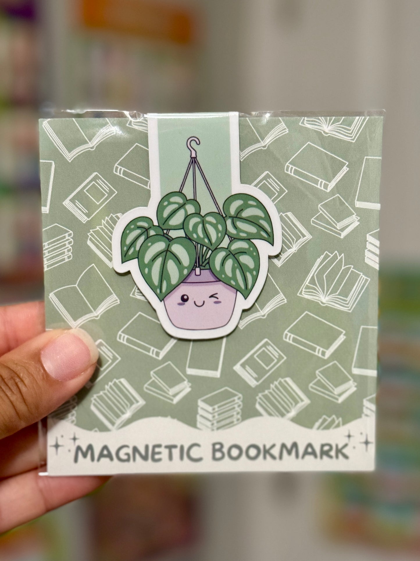 Hanging Plant Magnetic Bookmark