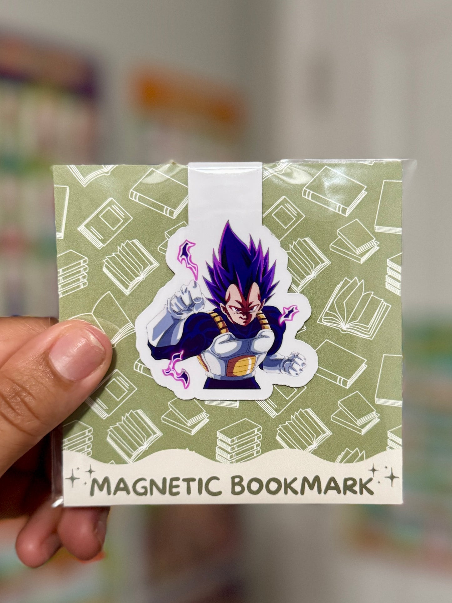 Vegeta Magnetic Bookmark