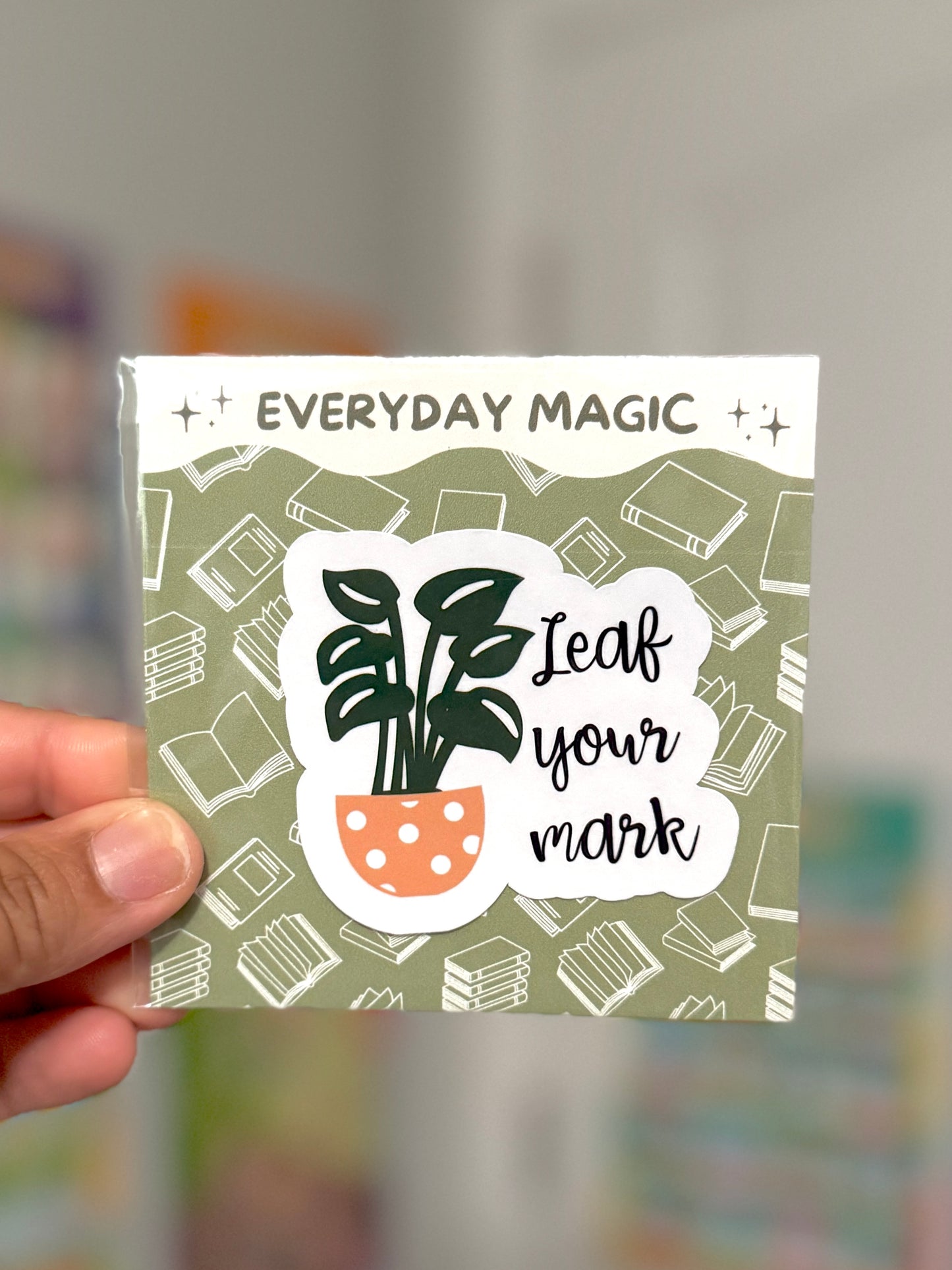Leaf Your Mark Sticker