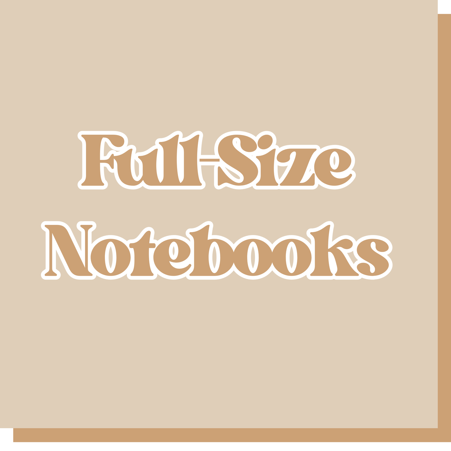 Full-Size Notebooks