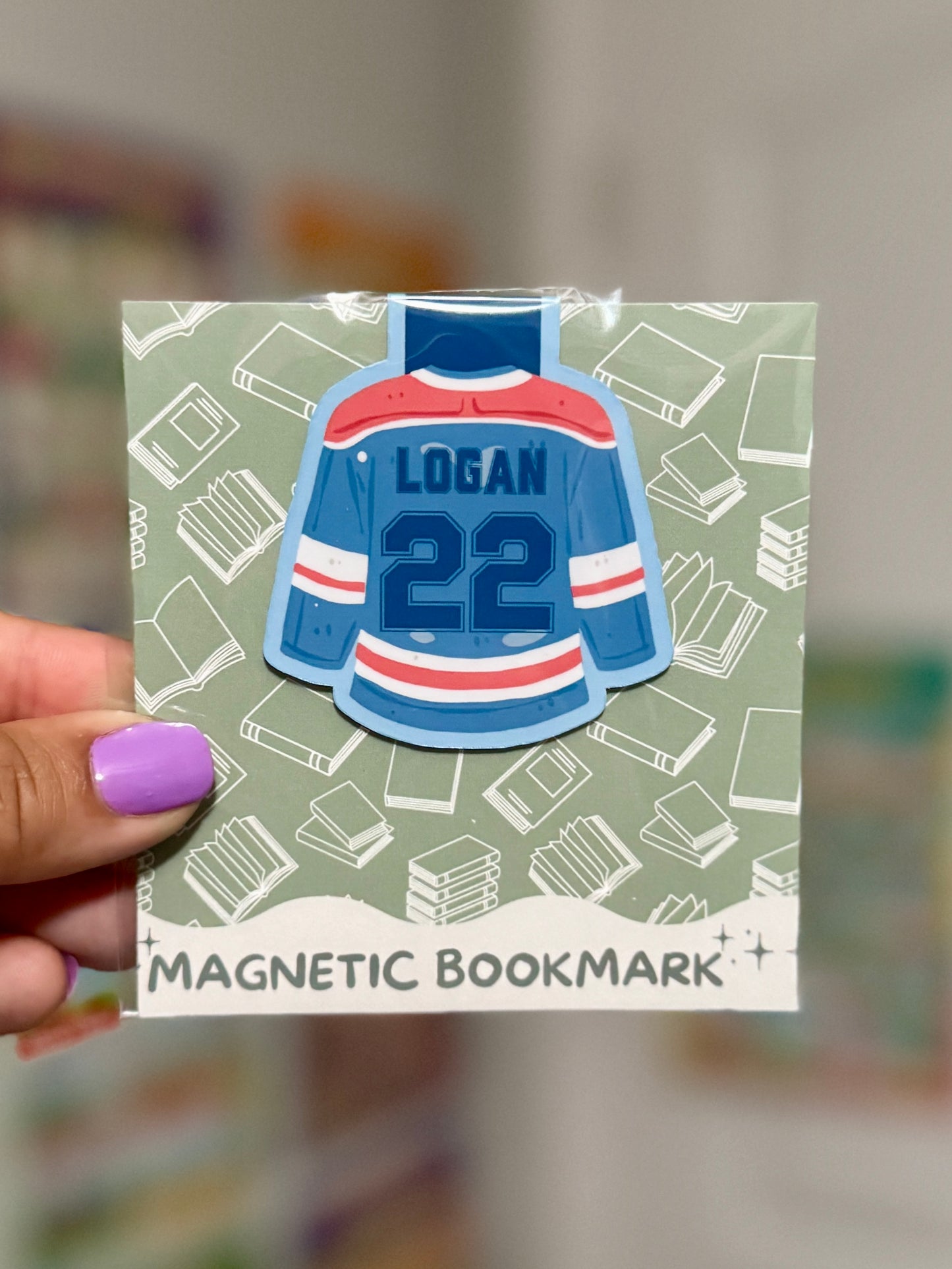 Logan Jersey Magnetic Bookmark