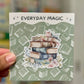 Floral Book Sticker