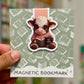 Reading Cow Magnetic Bookmark