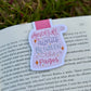 Adventure Awaits Between the Pages Magnetic Bookmark