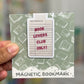 Book Lovers Club Only Magnetic Bookmark