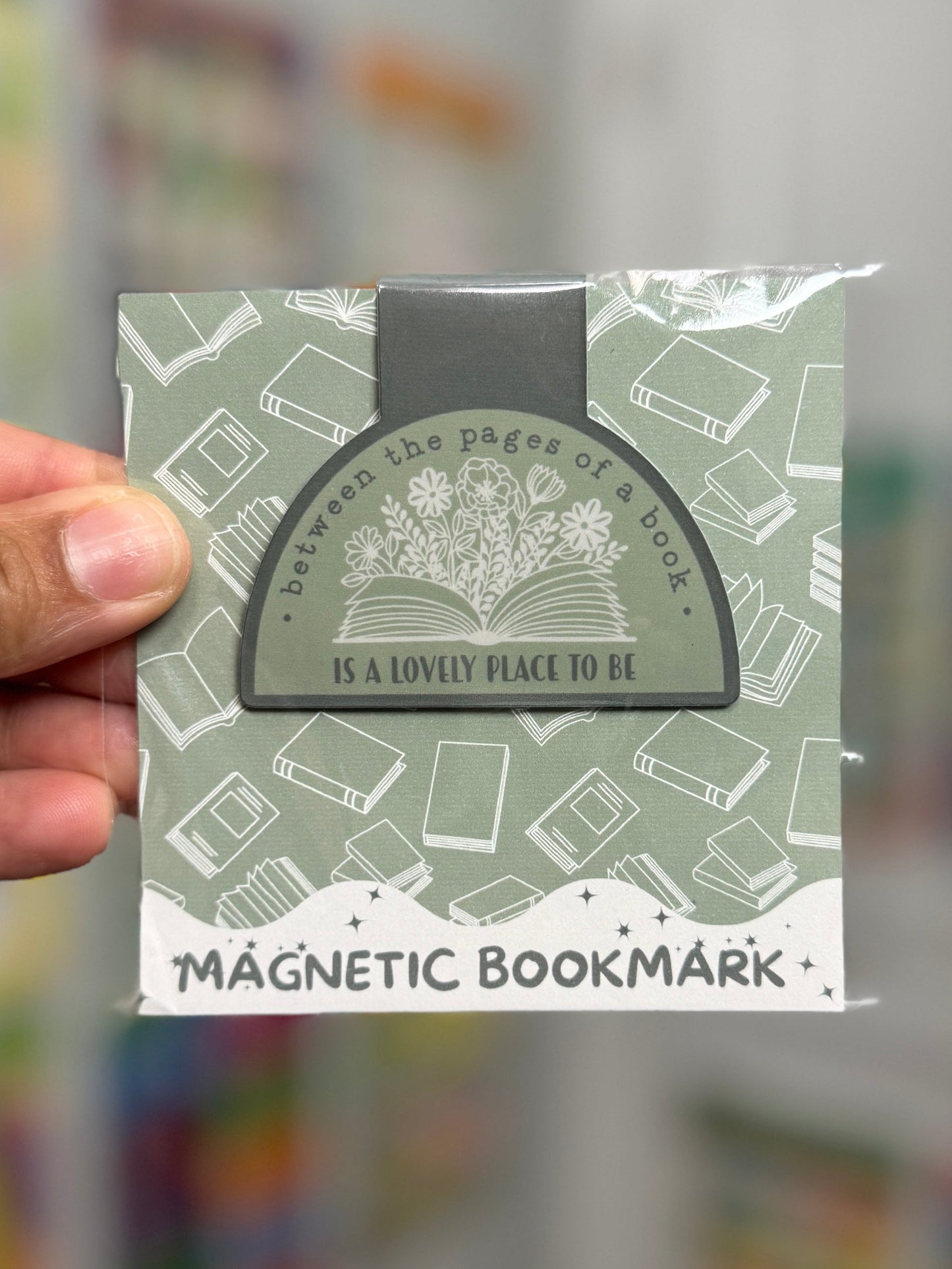 Between the Pages of a Book Magnetic Bookmark