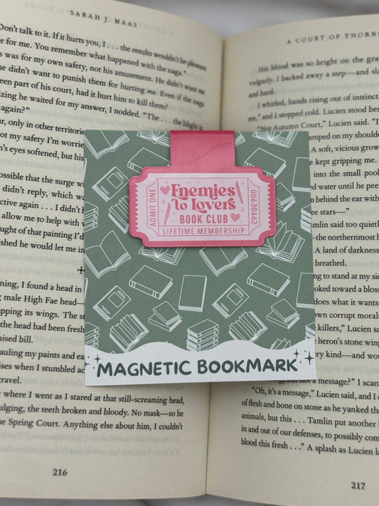Enemies to Lovers Magnetic Bookmark