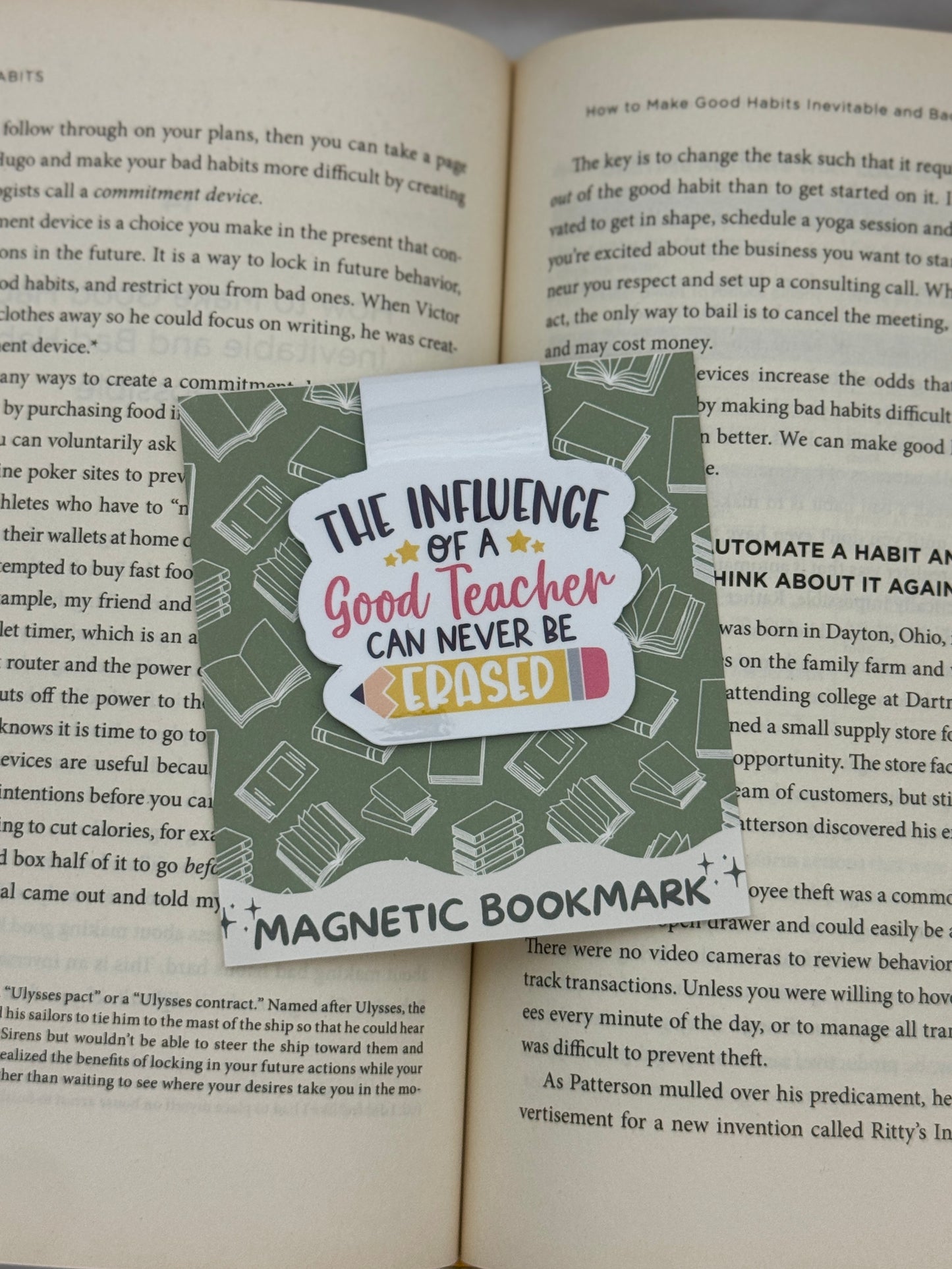 The Influence of a Good Teacher Magnetic Bookmark