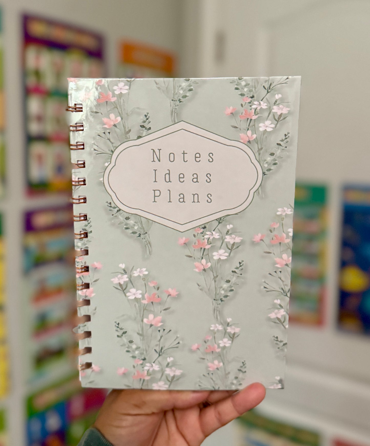 Floral Full-Size Notebook