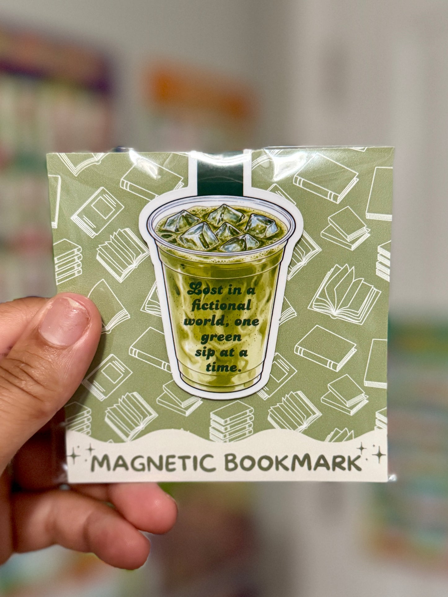 Matcha Magnetic Bookmark