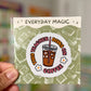 This Teacher Runs on Coffee Sticker