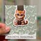 Reading Cat Magnetic Bookmark