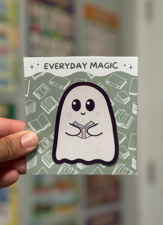 Reading Ghost Sticker