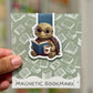 Reading Turtle Magnetic Bookmark